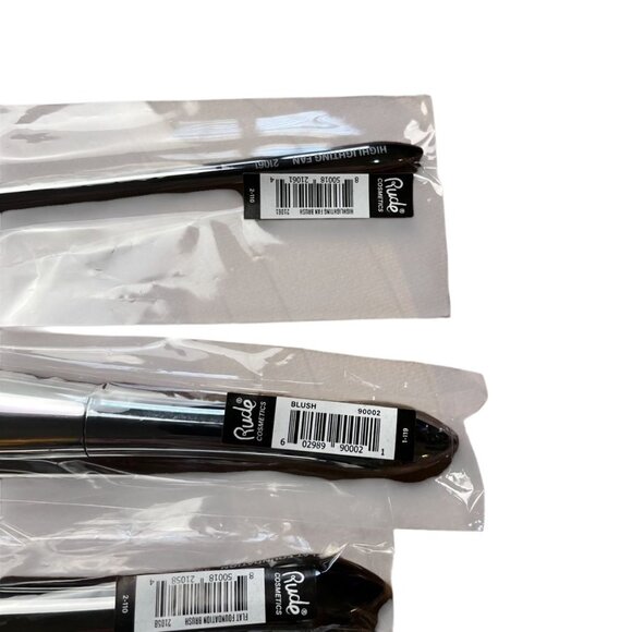 Rude Cosmetics 8 Brush Set Makeup Brushes - Picture 5 of 6